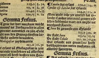 An illustration from Cosmographie, oft Beschrijuinghe der gheheelder werelt van Petrus Apianus, derdewerf ghecorrigeert van Gemma Frisio ... Metten zeecompasse ende anderen boecxkens byden selve[n] Gemma daer toegedaen (1561)