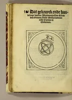 Picture 21 of 24 from Cosmographie, oft Beschrijuinghe der gheheelder werelt van Petrus Apianus, derdewerf ghecorrigeert van Gemma Frisio ... Metten zeecompasse ende anderen boecxkens byden selve[n] Gemma daer toegedaen (1561), leaf 134
