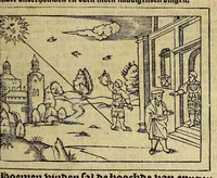 Picture 23 of 24 from Cosmographie, oft Beschrijuinghe der gheheelder werelt van Petrus Apianus, derdewerf ghecorrigeert van Gemma Frisio ... Metten zeecompasse ende anderen boecxkens byden selve[n] Gemma daer toegedaen (1561), leaf 147