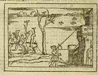 An illustration from Cosmographie, oft Beschrijuinghe der geheelder werelt van Petrus Apianus. derdwerf nu ghecorrigeert van Gemma Frisio ... Metten zeecompasse ende anderen boecxkens byden selve[n] Gemma daer toegedaen (1553)