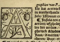 An illustration from Cosmographie, oft Beschrijuinghe der geheelder werelt van Petrus Apianus. derdwerf nu ghecorrigeert van Gemma Frisio ... Metten zeecompasse ende anderen boecxkens byden selve[n] Gemma daer toegedaen (1553)