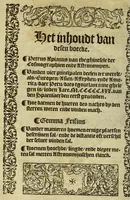 Picture 1 of 32 from Cosmographie, oft Beschrijuinghe der geheelder werelt van Petrus Apianus. derdwerf nu ghecorrigeert van Gemma Frisio ... Metten zeecompasse ende anderen boecxkens byden selve[n] Gemma daer toegedaen (1553), leaf 8