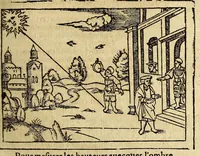 An illustration from Cosmographie, ou Description des quatre parties du monde, contenant la situation, diuision, & estendue de chascune region & prouince d'icelles, (1581)
