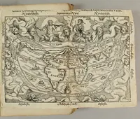 An illustration from Cosmographie, ou Description des quatre parties du monde, contenant la situation, diuision, & estendue de chascune region & prouince d'icelles, (1581)