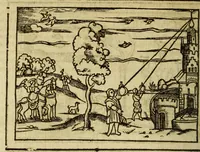 An illustration from Cosmographie, ou Description des quatre parties du monde, contenant la situation, diuision, & estendue de chascune region & prouince d'icelles, (1581)
