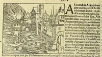 An illustration from Cosmographiæ uniuersalis lib. VI. in quibus iuxta certioris fidei scriptorum traditionem describuntur, omnium habitabilis orbis partium situs, propriæq[ue] dotes. regionum topographicæ effigies ... (1554)
