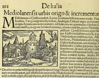 An illustration from Cosmographiæ uniuersalis lib. VI. in quibus iuxta certioris fidei scriptorum traditionem describuntur, omnium habitabilis orbis partium situs, propriæq[ue] dotes. regionum topographicæ effigies ... (1554)