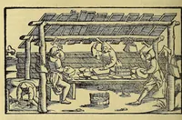 Picture 14 of 50 from Cosmographiæ uniuersalis lib. VI. in quibus iuxta certioris fidei scriptorum traditionem describuntur, omnium habitabilis orbis partium situs, propriæq[ue] dotes. regionum topographicæ effigies ... (1554), leaf 374
