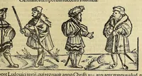 An illustration from Cosmographiæ uniuersalis lib. VI. in quibus iuxta certioris fidei scriptorum traditionem describuntur, omnium habitabilis orbis partium situs, propriæq[ue] dotes. regionum topographicæ effigies ... (1554)