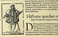 An illustration from Cosmographiæ uniuersalis lib. VI. in quibus iuxta certioris fidei scriptorum traditionem describuntur, omnium habitabilis orbis partium situs, propriæq[ue] dotes. regionum topographicæ effigies ... (1554)