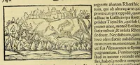 An illustration from Cosmographiæ uniuersalis lib. VI. in quibus iuxta certioris fidei scriptorum traditionem describuntur, omnium habitabilis orbis partium situs, propriæq[ue] dotes. regionum topographicæ effigies ... (1554)