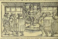 An illustration from Cosmographiæ uniuersalis lib. VI. in quibus iuxta certioris fidei scriptorum traditionem describuntur, omnium habitabilis orbis partium situs, propriæq[ue] dotes. regionum topographicæ effigies ... (1554)