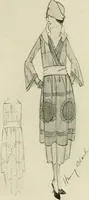 An illustration from Costume design and illustration (1918)