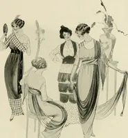 An illustration from Costume design and illustration (1918)