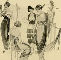 An illustration from Costume design and illustration (1918)