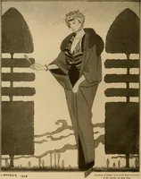 An illustration from Costume design and illustration (1918)