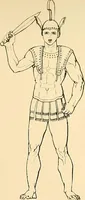 An illustration from The costume of the ancients (1875)