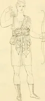 An illustration from Costume of the ancients (1812)