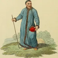 An illustration from Costume of the Russian empire : illustrated by upwards of seventy richly coloured engravings .. (1811)