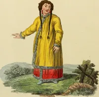 An illustration from Costume of the Russian empire : illustrated by upwards of seventy richly coloured engravings .. (1811)