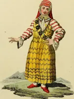 An illustration from Costume of the Russian empire : illustrated by upwards of seventy richly coloured engravings .. (1811)