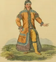 An illustration from Costume of the Russian empire : illustrated by upwards of seventy richly coloured engravings .. (1811)
