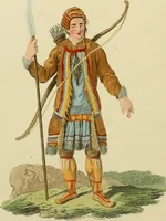 An illustration from Costume of the Russian empire : illustrated by upwards of seventy richly coloured engravings .. (1811)