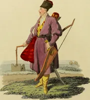 An illustration from Costume of the Russian empire : illustrated by upwards of seventy richly coloured engravings .. (1811)