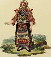 An illustration from Costume of the Russian empire : illustrated by upwards of seventy richly coloured engravings .. (1811)