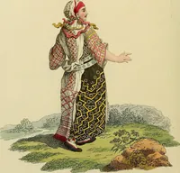 An illustration from Costume of the Russian empire : illustrated by upwards of seventy richly coloured engravings .. (1811)