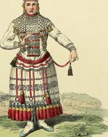 An illustration from Costume of the Russian empire : illustrated by upwards of seventy richly coloured engravings .. (1811)