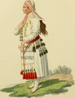An illustration from Costume of the Russian empire : illustrated by upwards of seventy richly coloured engravings .. (1811)