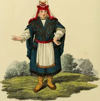 An illustration from Costume of the Russian empire : illustrated by upwards of seventy richly coloured engravings .. (1811)