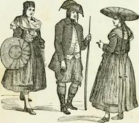 An illustration from Costumes of Europe: with descriptions of the people, manners, and customs (1852)