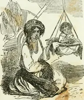 An illustration from Costumes of Europe: with descriptions of the people, manners, and customs (1852)
