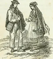 An illustration from Costumes of Europe: with descriptions of the people, manners, and customs (1852)