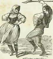 An illustration from Costumes of Europe: with descriptions of the people, manners, and customs (1852)
