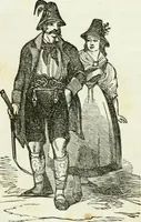 An illustration from Costumes of Europe: with descriptions of the people, manners, and customs (1852)