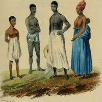 An illustration from [Costumes on the western coast of Africa (1830)