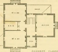 An illustration from Cottage residences : or, A series of designs for rural cottages and cottage villas, and their gardens and grounds ; adapted to North America (1847)