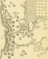 An illustration from Cottage residences : or, A series of designs for rural cottages and cottage villas, and their gardens and grounds ; adapted to North America (1847)