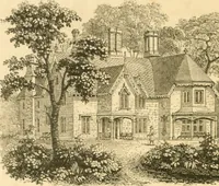 An illustration from Cottage residences : or, A series of designs for rural cottages and cottage villas, and their gardens and grounds ; adapted to North America (1847)