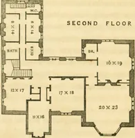 An illustration from Cottage residences : or, A series of designs for rural cottages and cottage villas, and their gardens and grounds ; adapted to North America (1847)