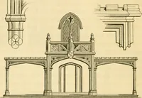An illustration from Cottage residences : or, A series of designs for rural cottages and cottage villas, and their gardens and grounds ; adapted to North America (1847)