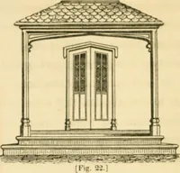 An illustration from Cottage residences : or, A series of designs for rural cottages and cottage villas, and their gardens and grounds ; adapted to North America (1847)