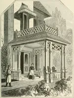An illustration from Cottage residences; or, A series of designs for rural cottages and cottage villas, and their gardens and grounds (1873)