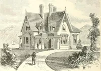 An illustration from Cottage residences; or, A series of designs for rural cottages and cottage villas, and their gardens and grounds (1873)