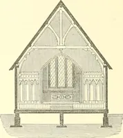 An illustration from Cottage residences; or, A series of designs for rural cottages and cottage villas, and their gardens and grounds (1873)