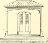 An illustration from Cottage residences; or, A series of designs for rural cottages and cottage villas, and their gardens and grounds (1873)
