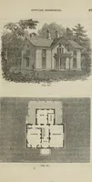 An illustration from Cottage residences : or, A series of designs for rural cottages and cottage villas, and their gardens and grounds. Adapted to North America (1847)